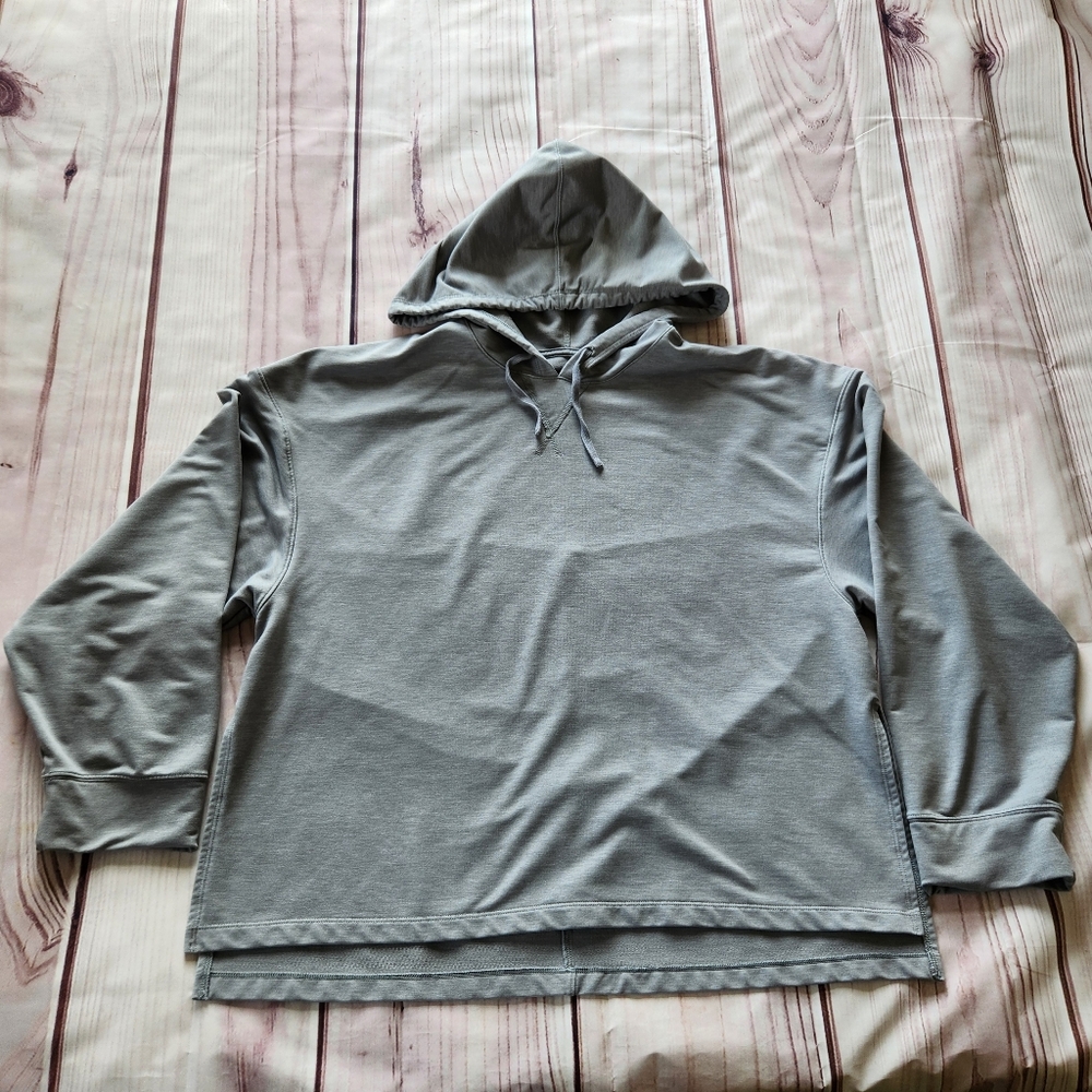 Nike Yoga Dri Fit Oversize Hoodie Particle Grey | Women's Size L - Picture 4 of 12